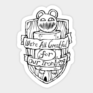 Radiohead - My Iron Lung - Illustrated Lyrics Sticker